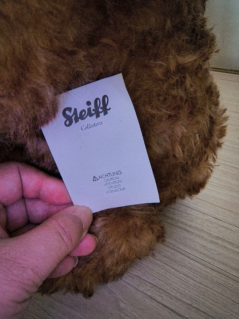 Steiff 茶色 ぬいぐるみ コレクターズアイテム