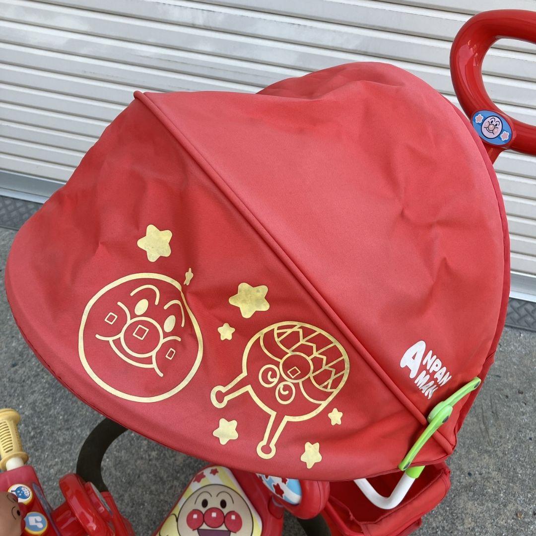 送料込み　アンパンマン三輪車　デラックスⅡ　DX2 レッド