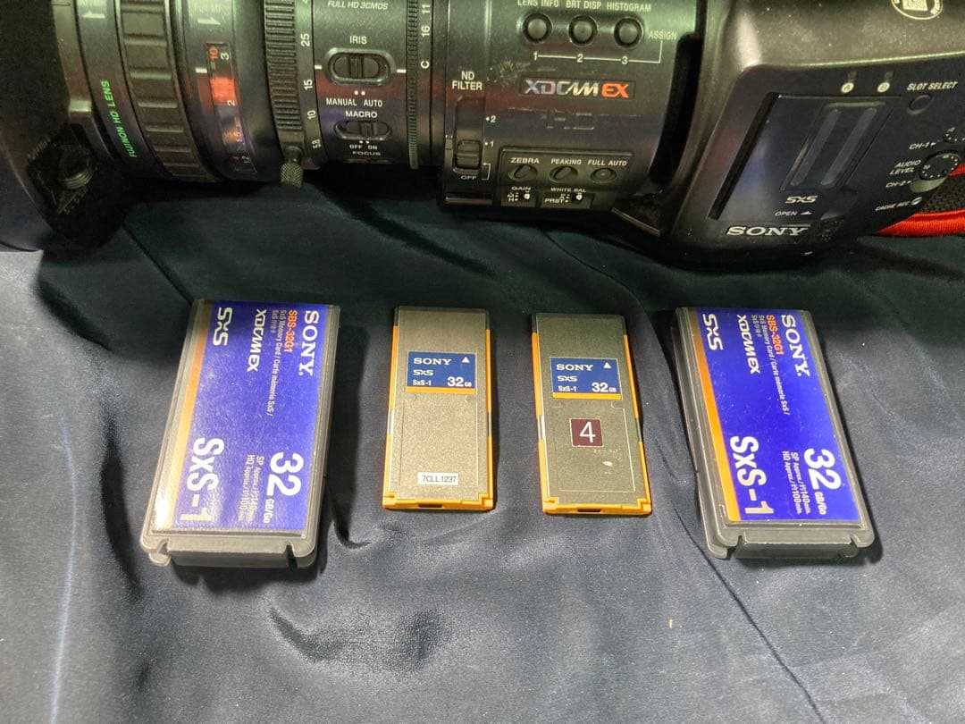 業務用ビデオカメラ本体　SONY EX1R 2台セット！