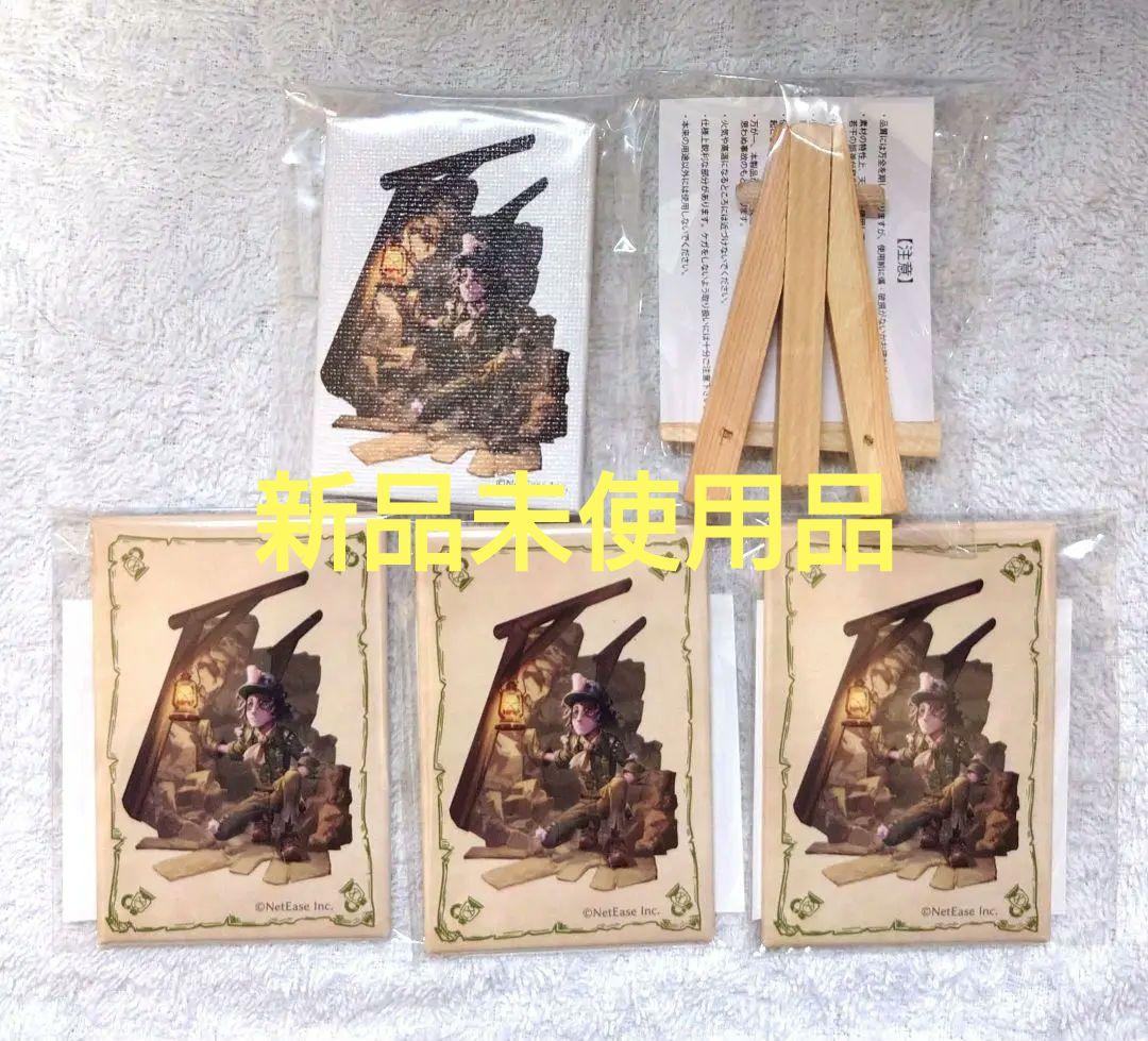 第五人格 探鉱者 スクエア缶バッジ ミニキャンバス セット