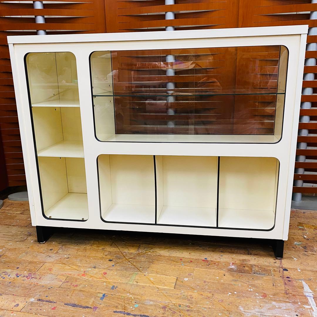 ショーケース 店舗什器 ディスプレイ 展示棚 飾り棚 店舗用レジ台 昭和レトロ