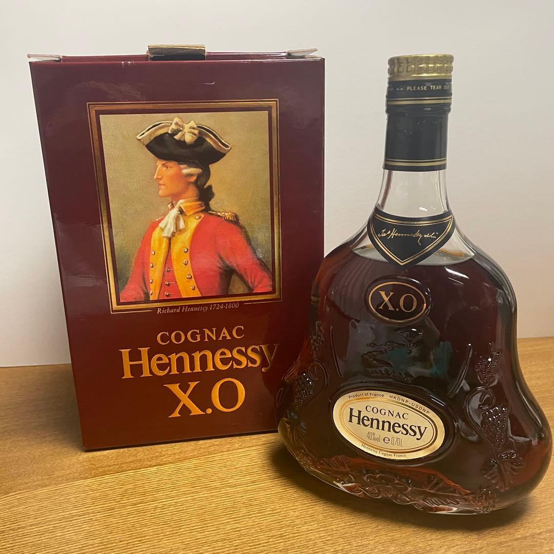 【未開封】Hennessy X.O コニャック 箱入り　700ml 酒