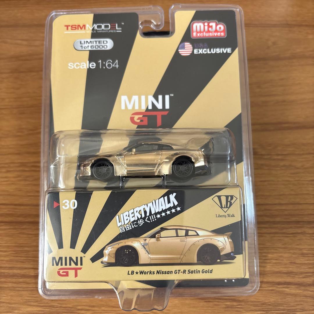 ミニカー MINI GT LBWorks Nissan GT-R Satin Gold