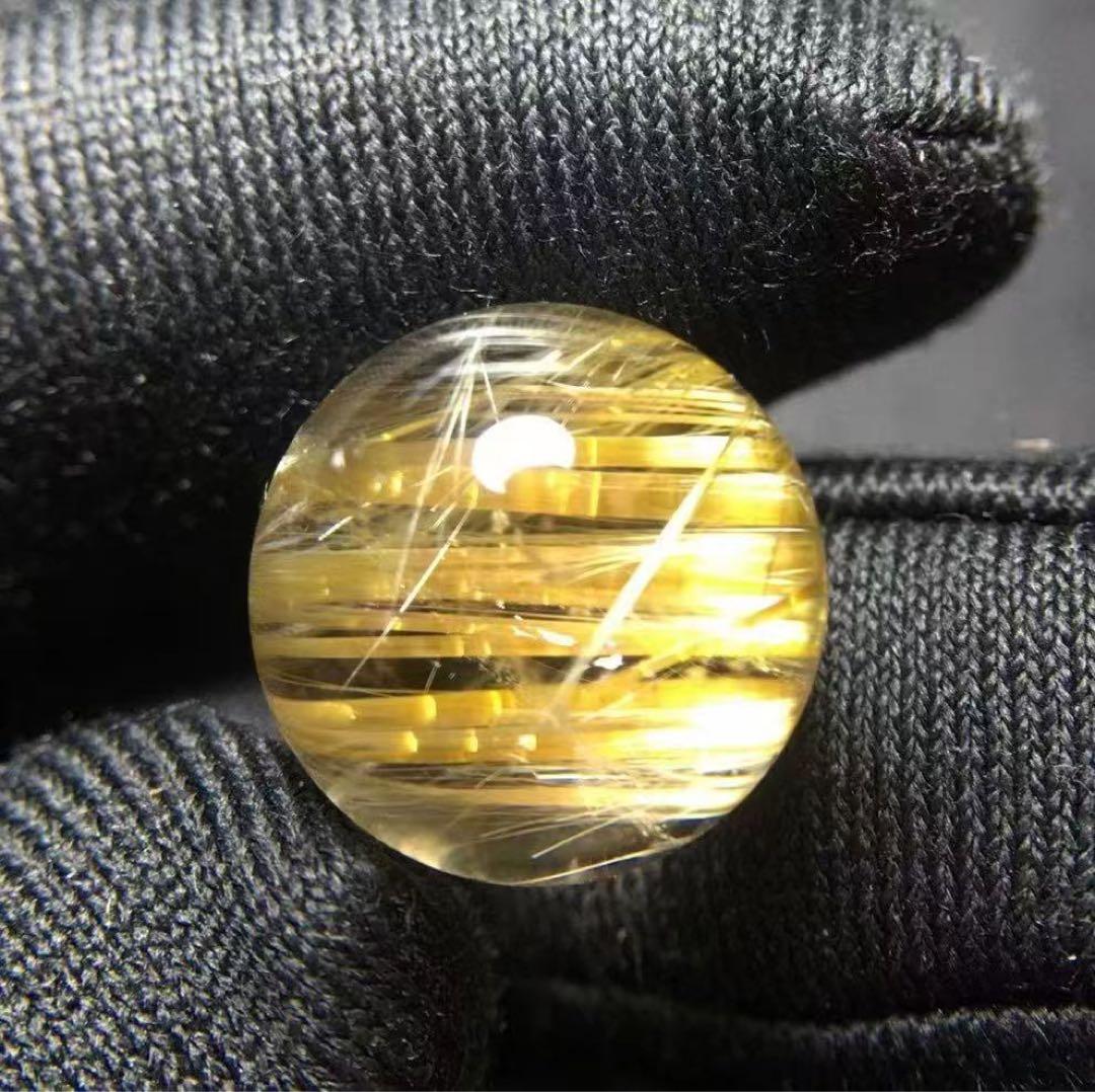 ⭐︎【天然】タイチンクオーツ 丸玉 14mm