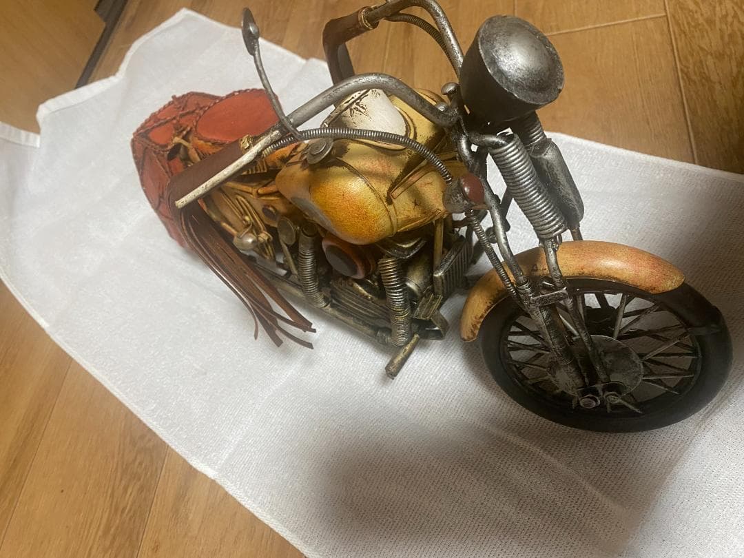 ブリキ　インディアンバイク　F-WGVD イタリアヘリ　アンティーク　2点セット