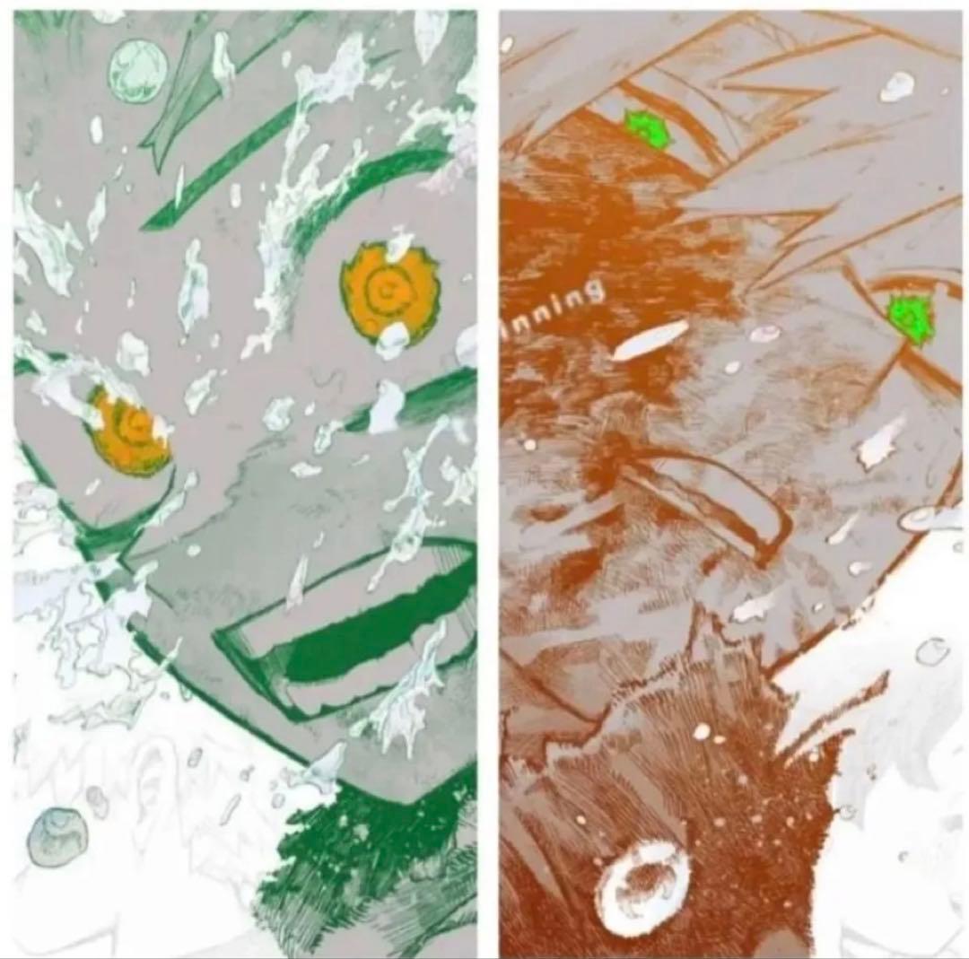 ヒロアカ原画展 爆豪勝己 緑谷出久 アートポスター The Beginning