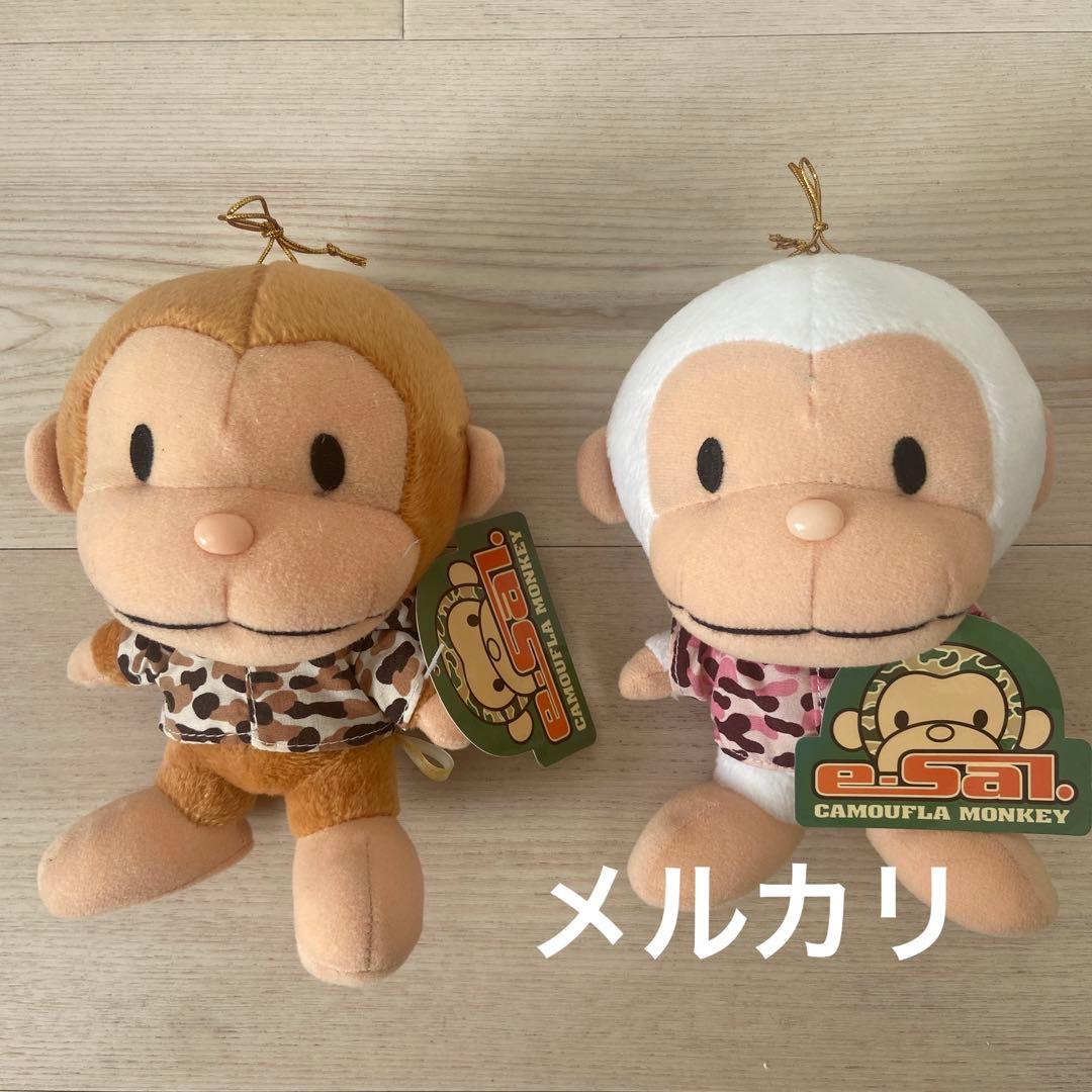 レア　e-Sal ぬいぐるみ　ピーナッツクラブ　レトロ　当時物　年代物　　希少