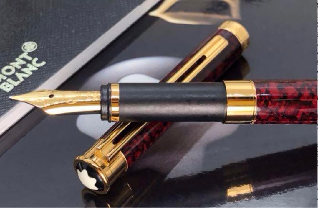 モンブラン　★幸運と金運を呼ぶパワー石レッドメノウ・マーブル特別なノブレスドウエ