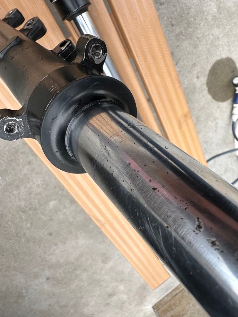 RZ250R フロントフォーク　左右　ブラック　レストア　フロント　フォーク