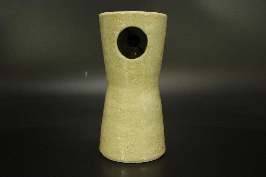 茶道具 掛花入 一翠作 未使用 美品(A788)