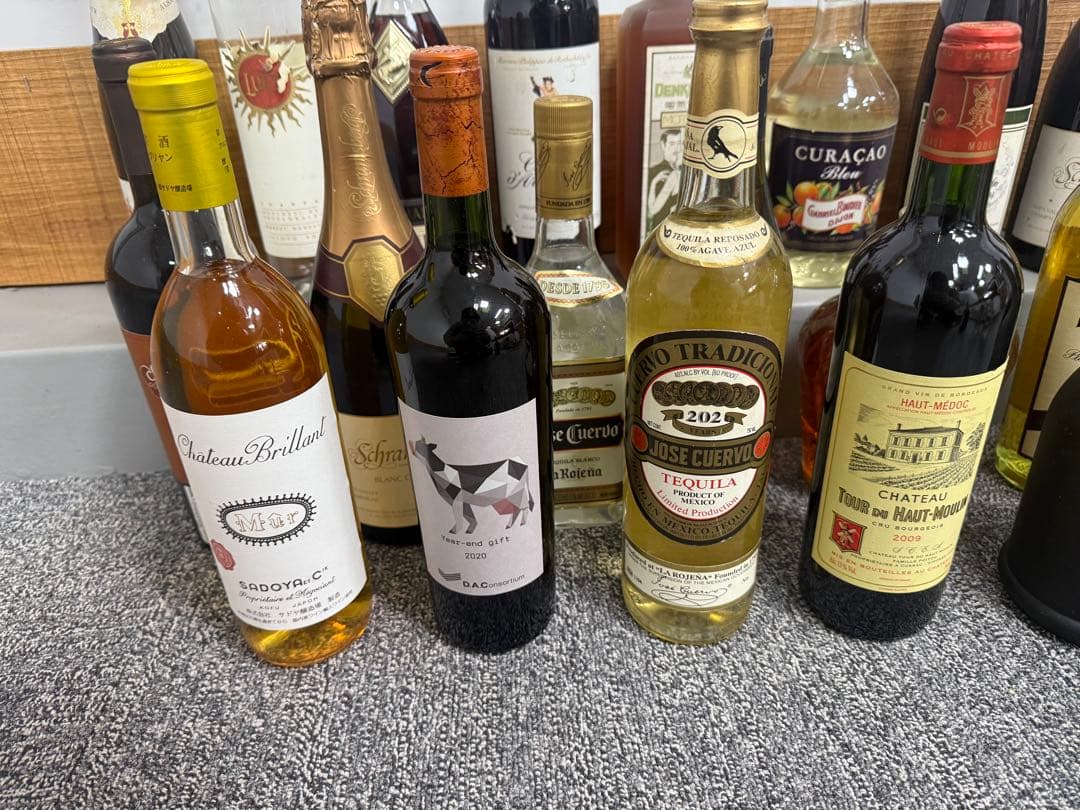 TG253 【26本まとめ売り】古酒 ウイスキー ブランデー ワイン 大量セット