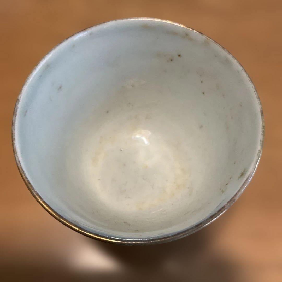 花柄模様茶碗、中国民国時代