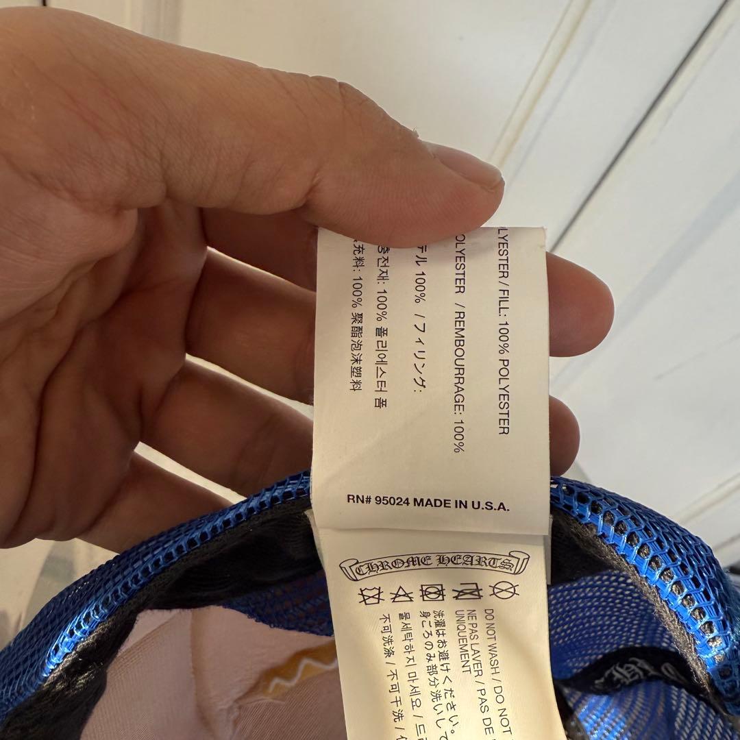 Chrome Hearts 刺繍ロゴ キャップ　トラッカーキャップ