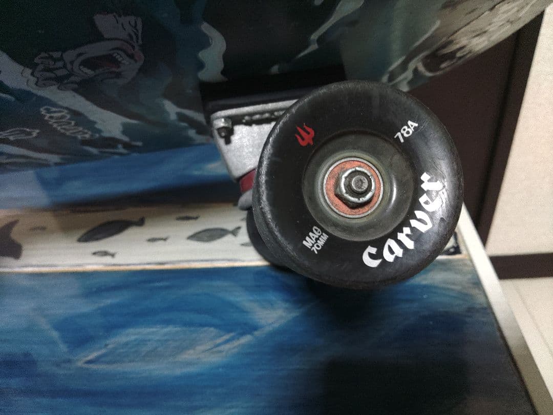 中古　Carver スケートボード　サーフィン　スケボー　波乗り