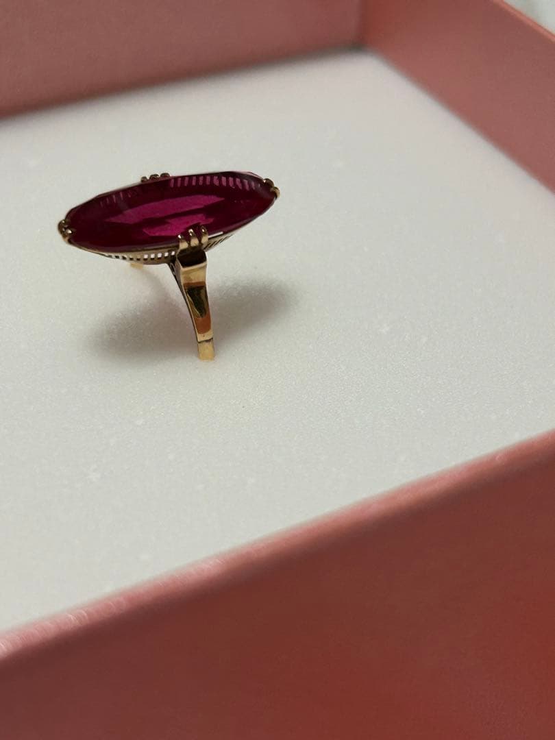 K18 ルビー 指輪 リング