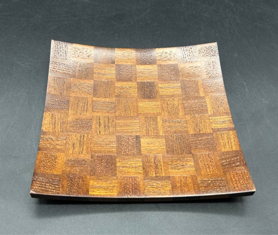 箱根寄木細工　角皿　5枚　未使用品