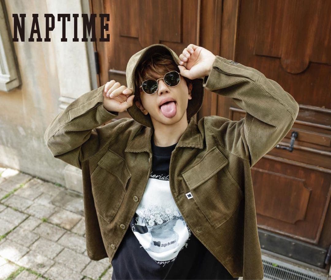 ナップタイム　naptime. Nissy 西島隆弘　カットソー　ブラック　黒