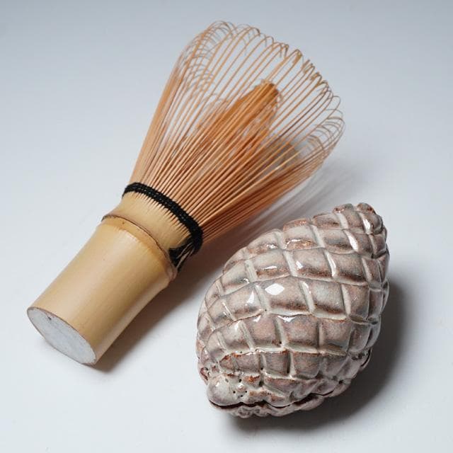 十三代 田原陶兵衛　萩松実香合　共箱　茶道具　萩焼　初釜　お正月