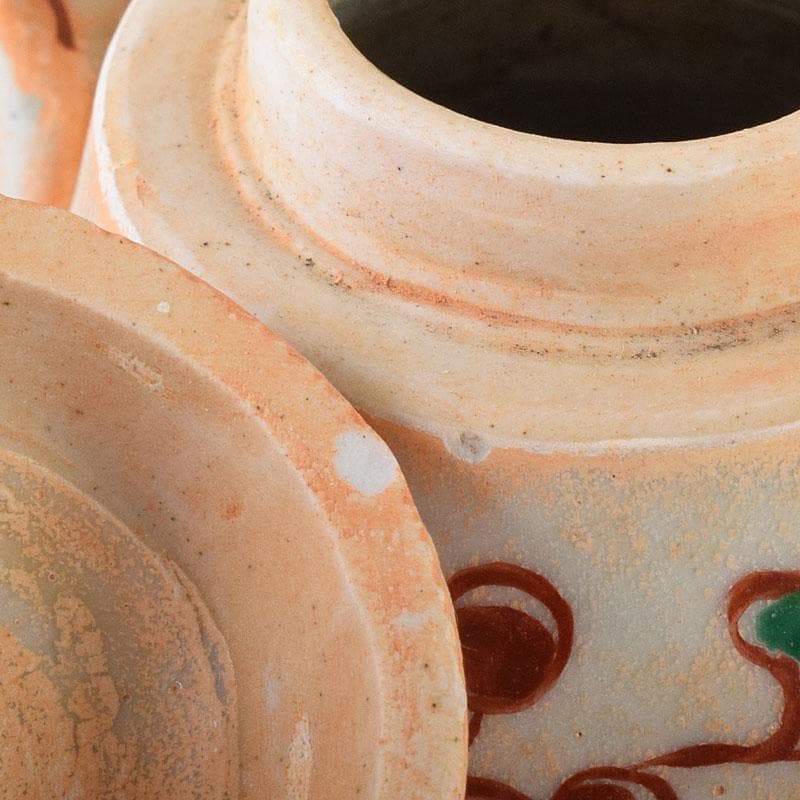 中国　呉須赤絵　花鳥文　執壷　水注瓶　C　R8154