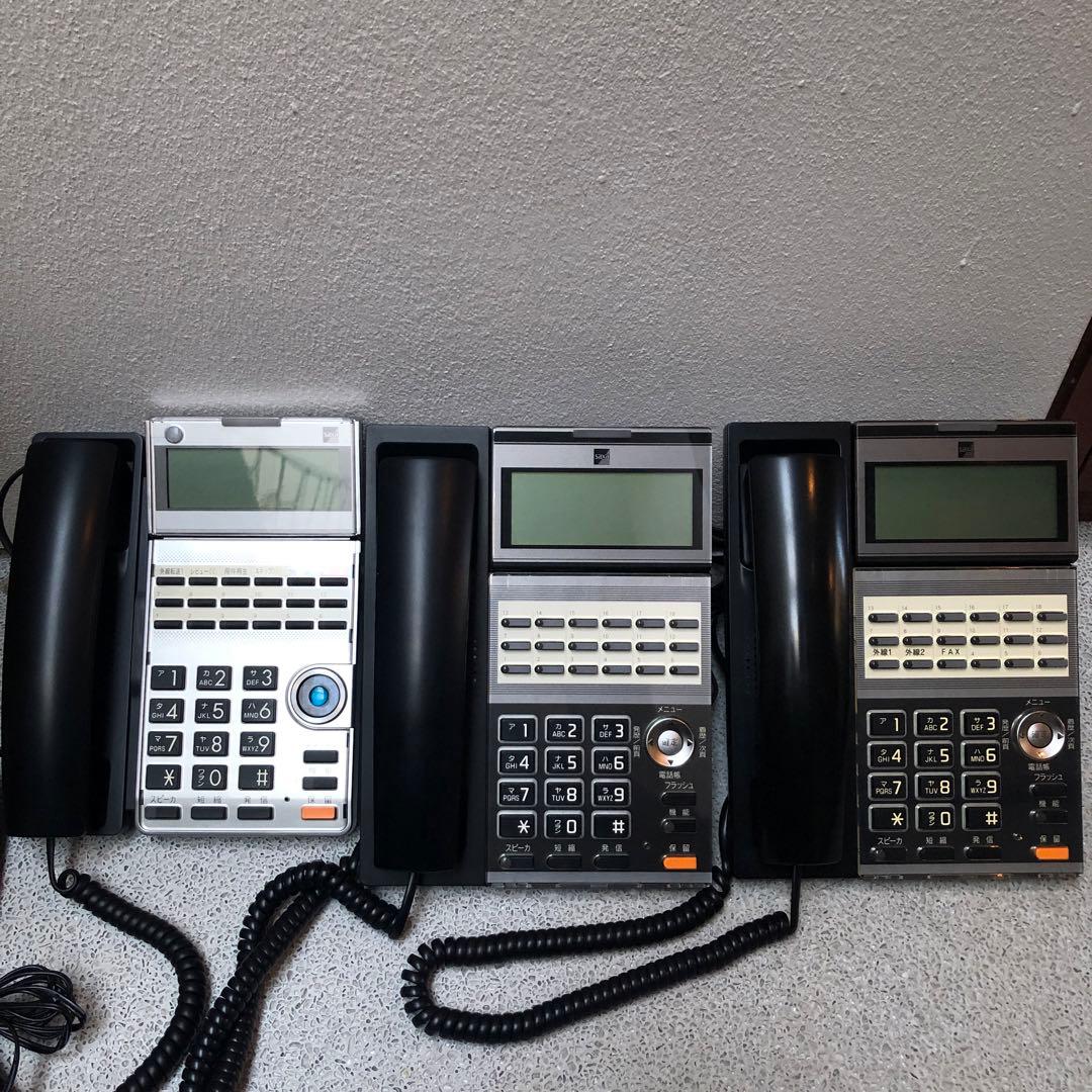 【新品含む】saxa サクサ ビジネスフォンセット新品4台・美品3台・子機2台