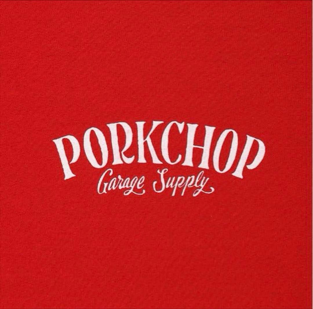 美品☆ PORKCHOP ポークチョップ パーカー フーディ L 赤 キムタク
