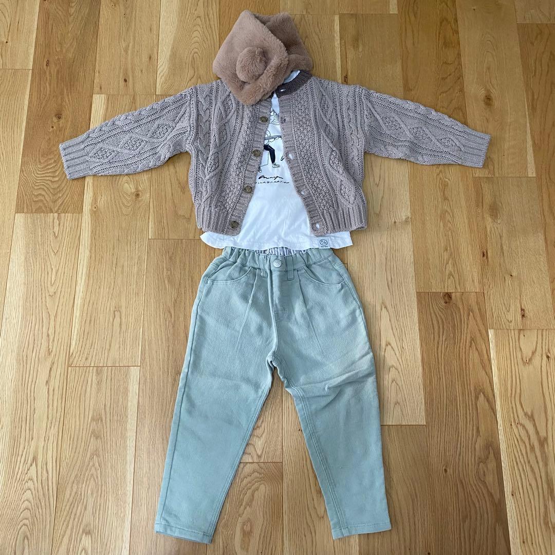 チョコ　男の子　まとめ売り　120② 秋冬〜春　&vis パンツ