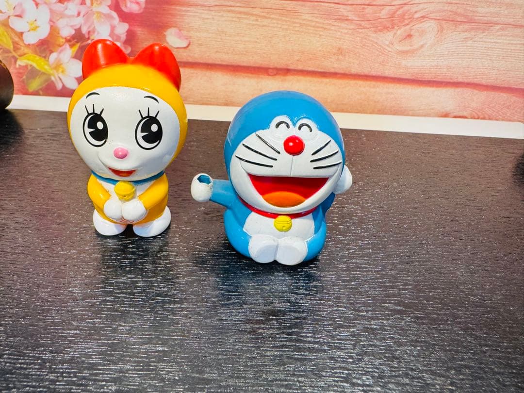 昭和レトロ 当時物 1987年ごろ小学一年生付録　ドラえもんプルバック2点セット