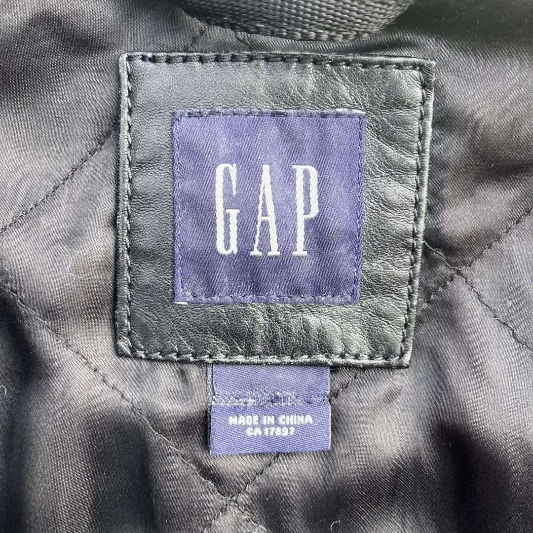 OLD GAP オールド　トラック　シングル　レザージャケット S相当