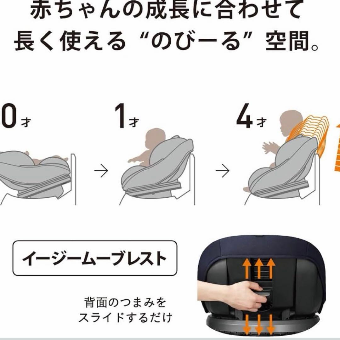 Combi チャイルドシート 回転式　クルムーヴスマート　ISOFIX対応