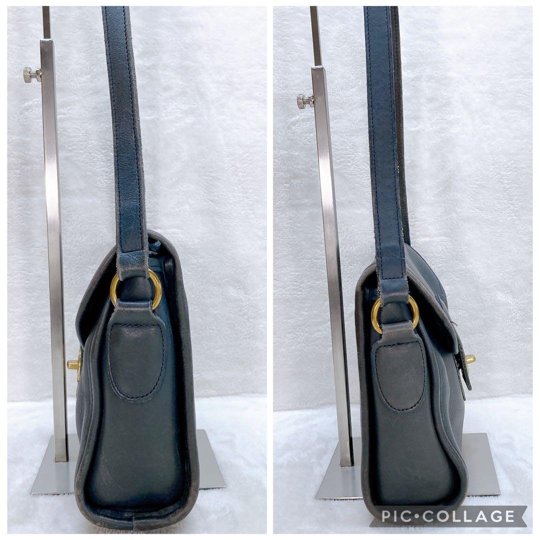 バッグ Vintage Coach Devon Turn Rock Gray rare