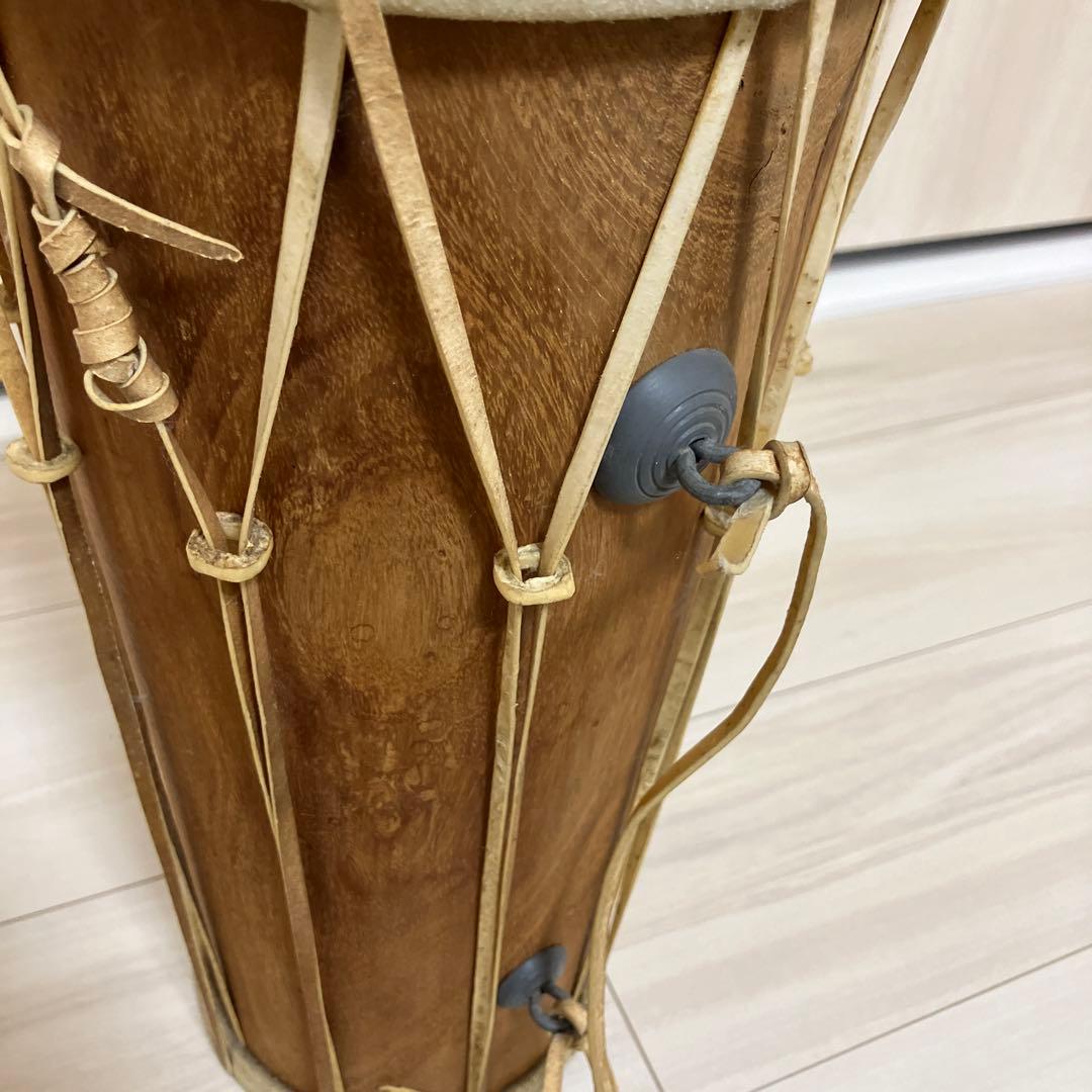 両面太鼓　ガムラン クンダン？　インドネシア　バリ　打楽器