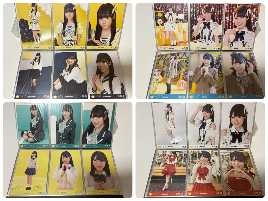 ニアジョイ　大西葵　フルコンプ　まとめ売り　直筆あり