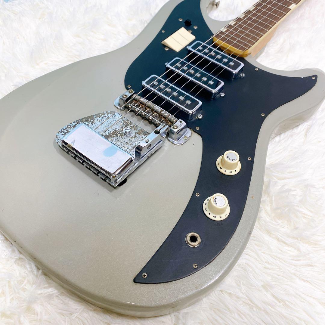 TEISCO YG-6 1960年代 ビザールギター　ビンテージ 稀少色