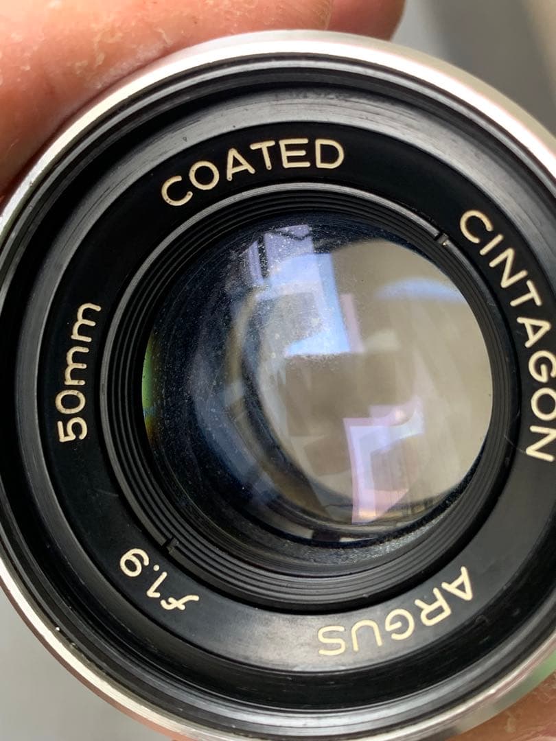 argus c-forty-four 50 f1.9 シャッターOK ジャンク