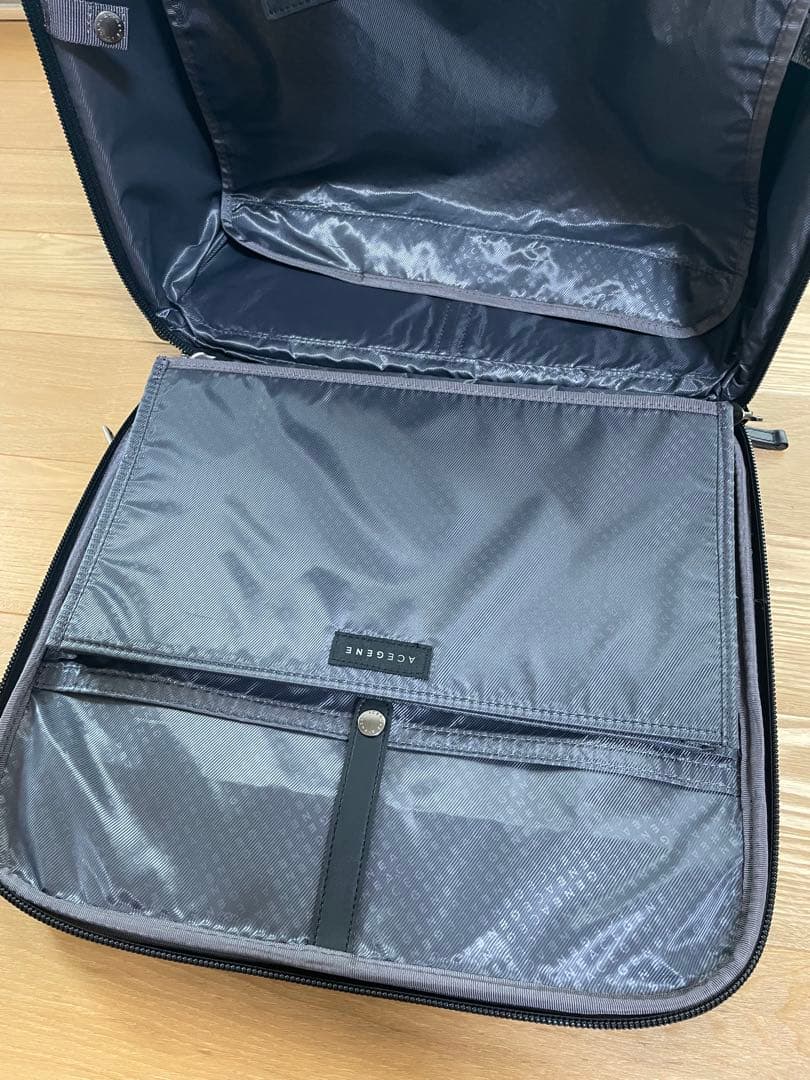 【美品】 ACE GENE ビジネストローリー 2輪 機内持ち込み