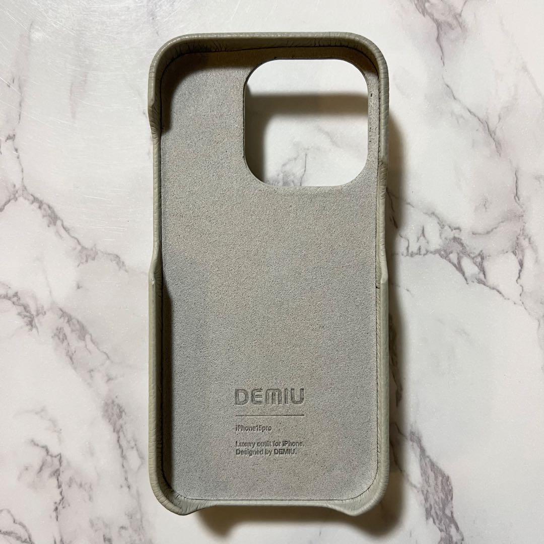 ドロチャン様☆DEMIU BALLON iPhoneケース 15Pro パール