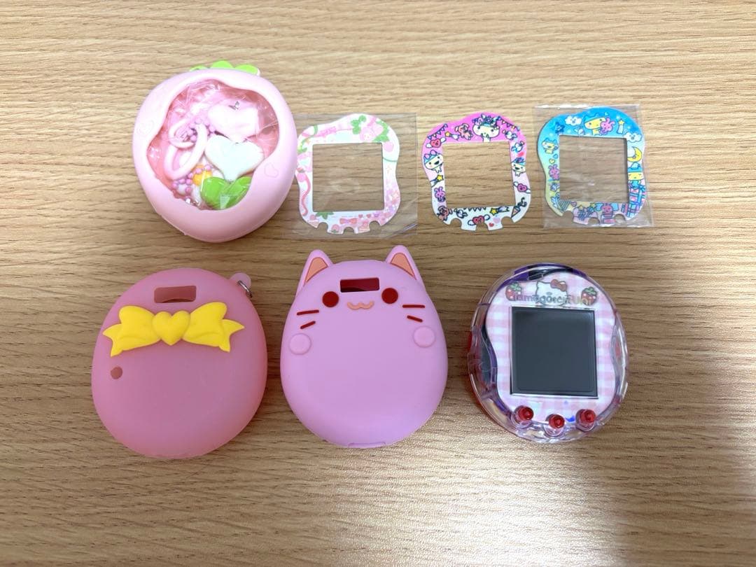 たまごっちユニ　カスタム　ケース、フェイスプレート付き