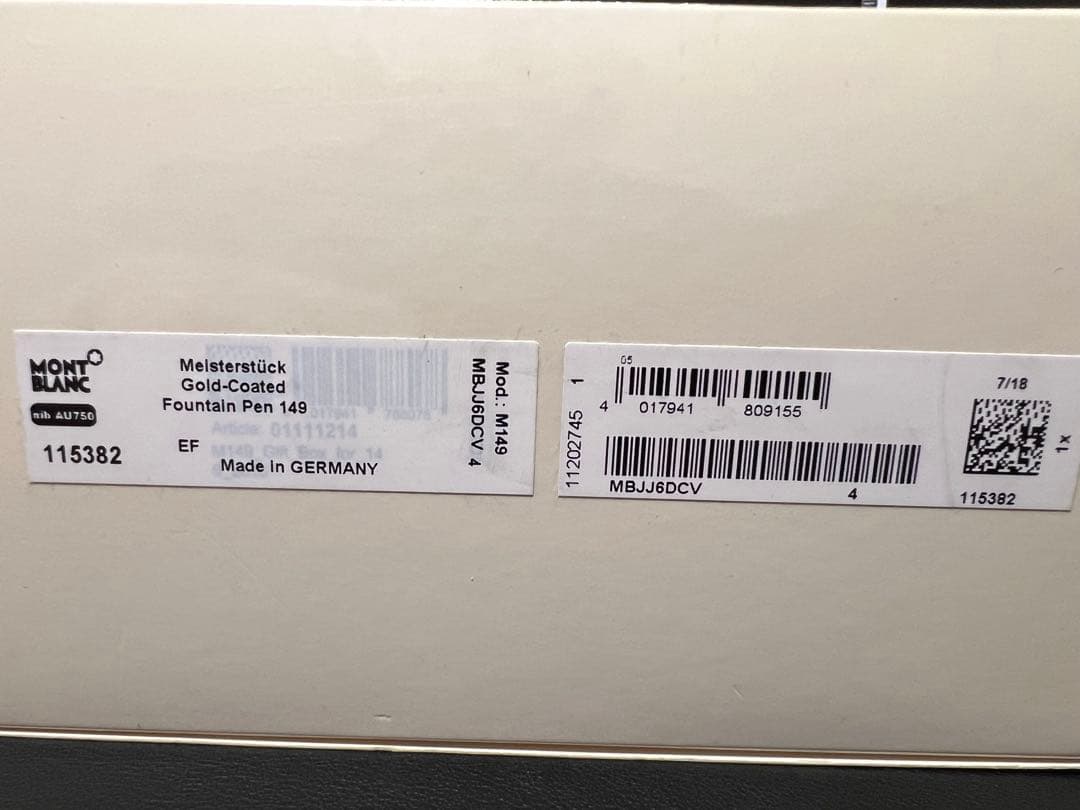 MONTBLANC 149 EFニブ