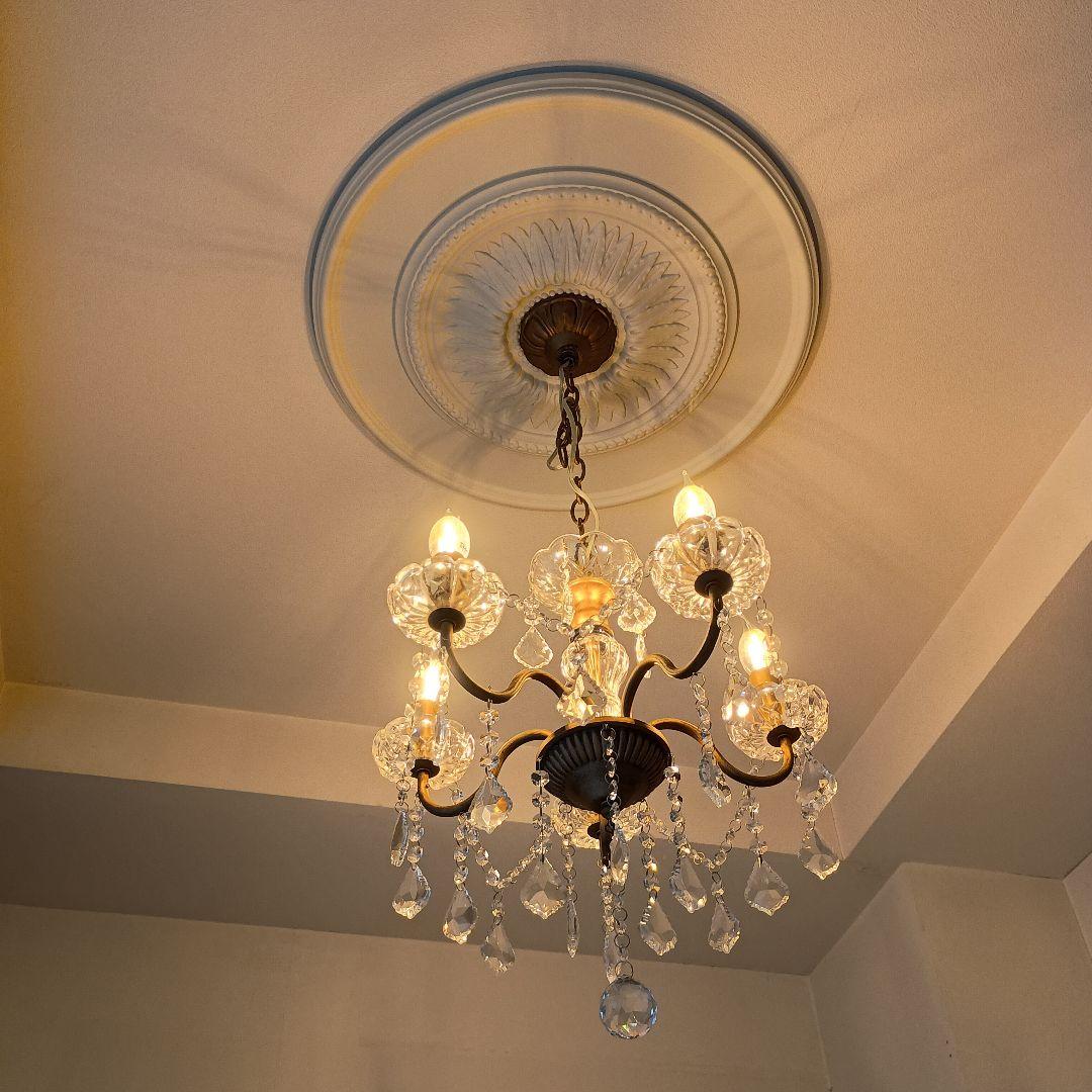 レーヌ 5灯シャンデリア OS-001-5_AT 　メダリオン は別販売