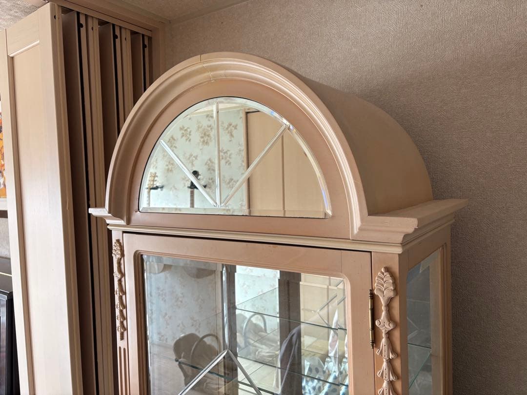 ★匿名配送★ リンホーリン (大塚家具)アンティーク 飾り棚