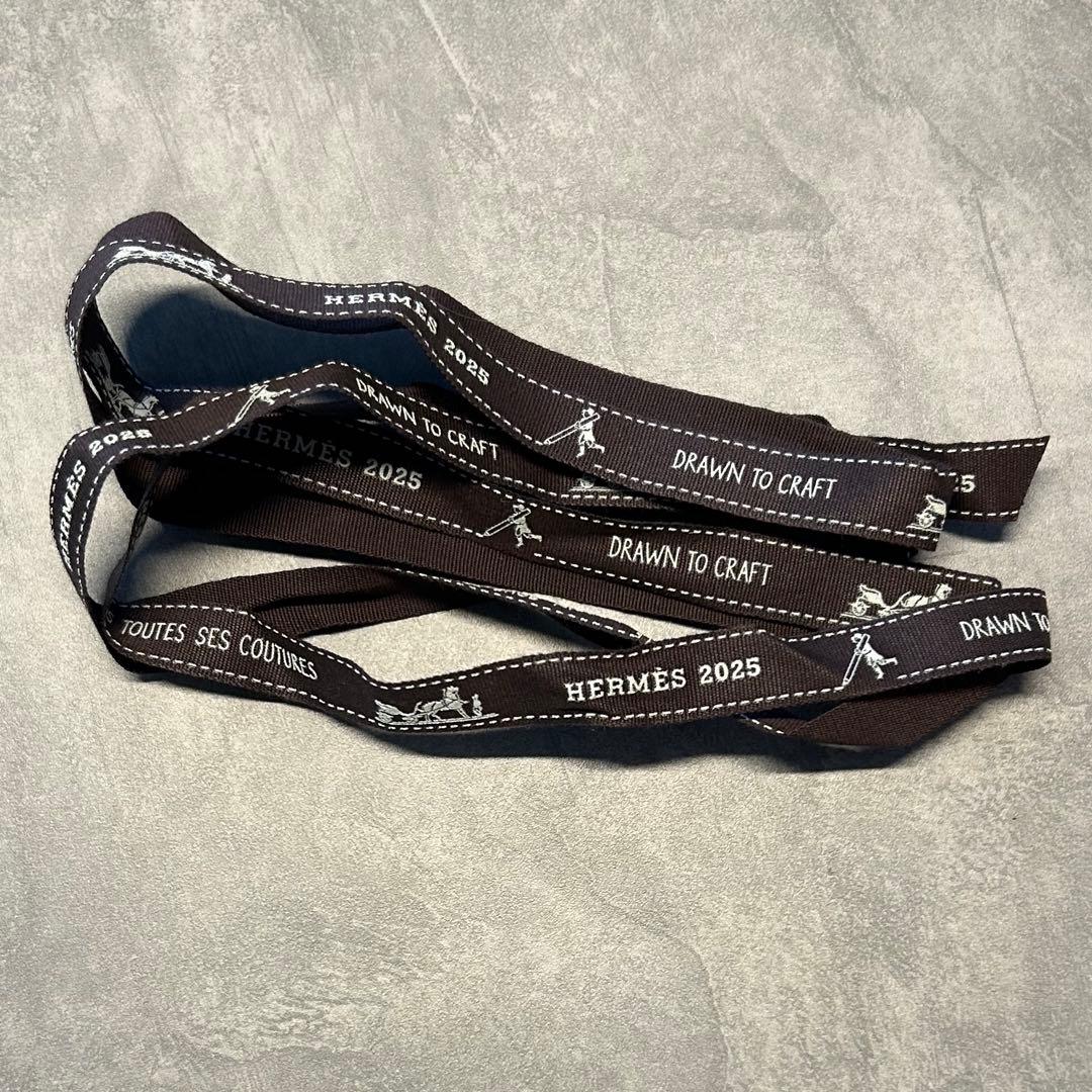 エルメス カレ・タオル 《ステアーズ》 ハンドタオル 箱・リボン・ショッパー付