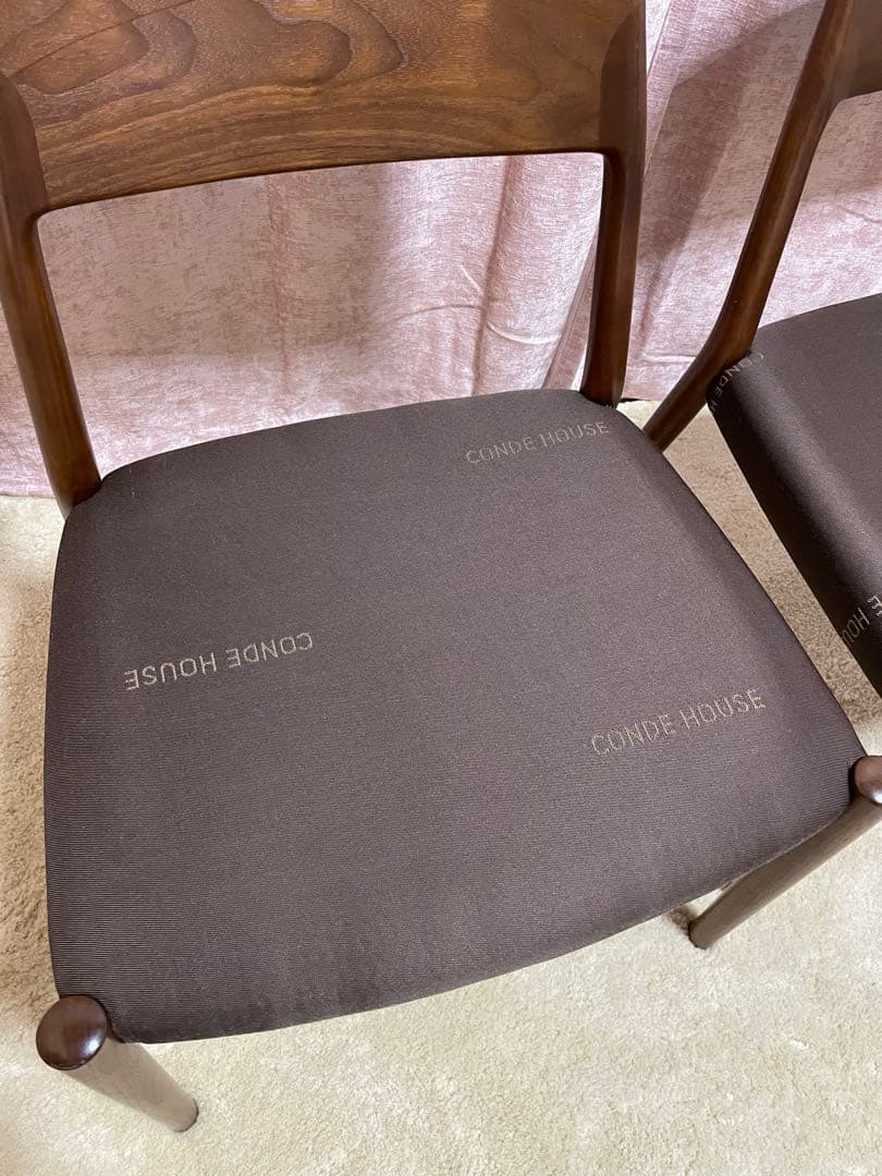 カンディハウス　CONDE HOUSE ダイニングチェア　天然木　日本製　2脚