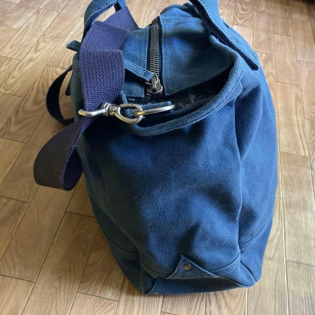 J.PRESS NAVY 帆布ボストンバッグ