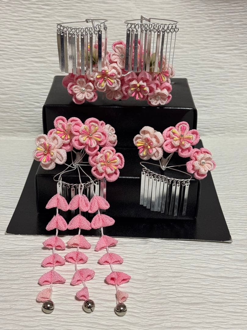 七五三　勝山かんざし　かのこ・ちんころ　ピンク