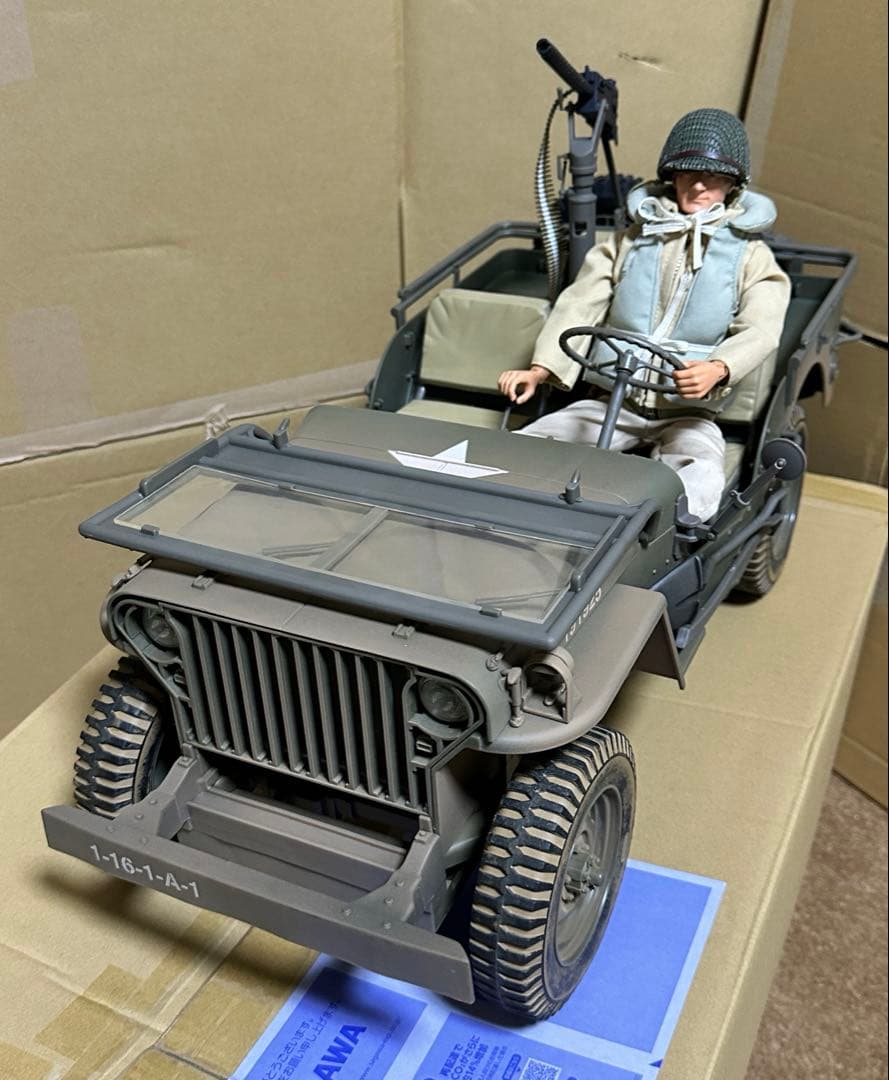 WILLYS JEEP 1/6サイズ　ジープ　フィギュア付き