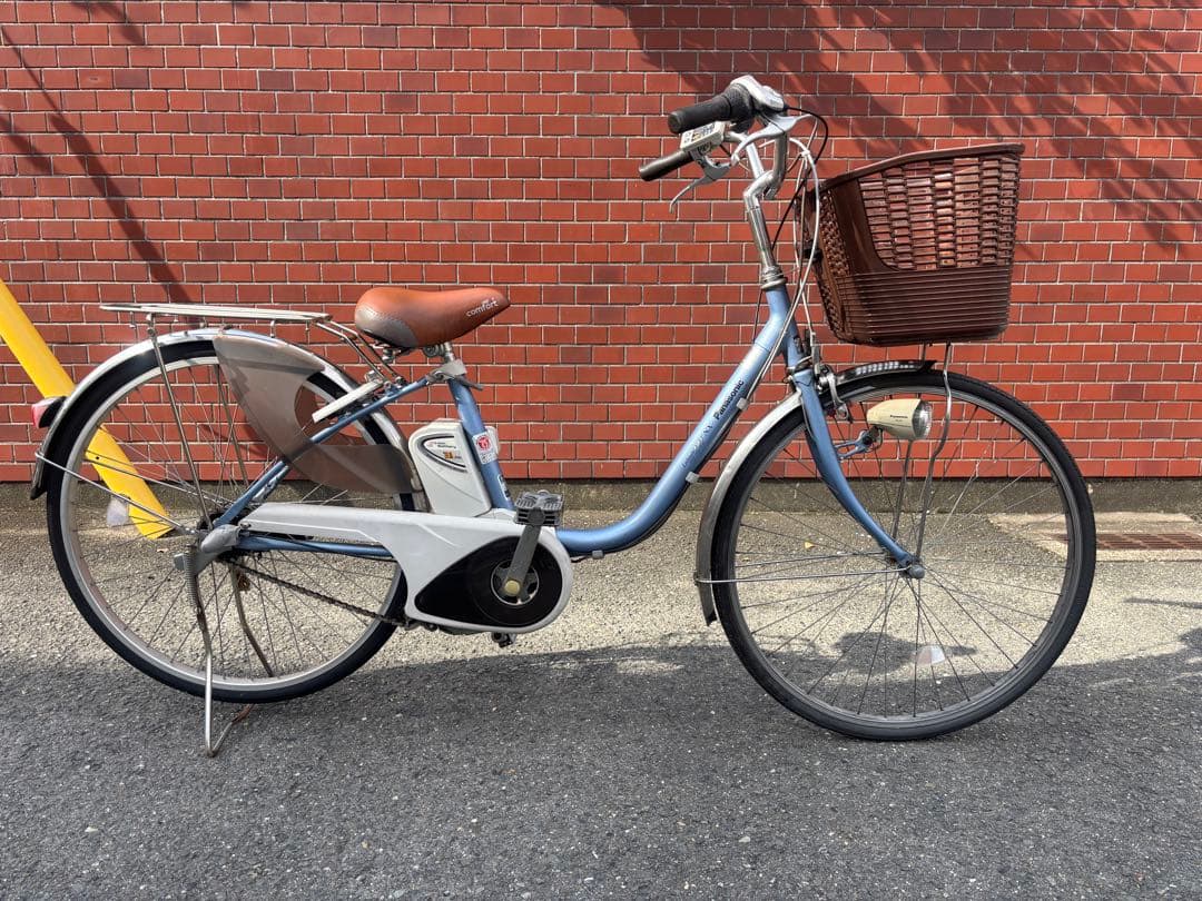 Panasonic青色 シティタイプ 電動アシスト自転車