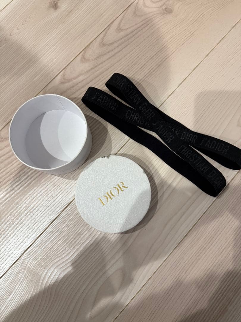 Dior ブラック ヘアバンド