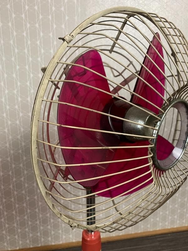 BROTHER ブラザー F30-223 扇風機 ピンク赤レッド 昭和レトロ