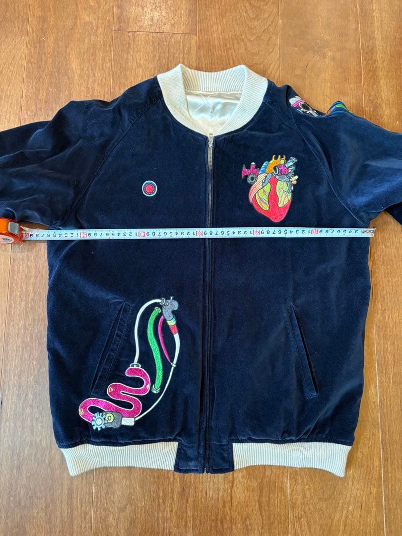 BRUNABOINNE トレジャージャンパー ベロア サテン スカジャン