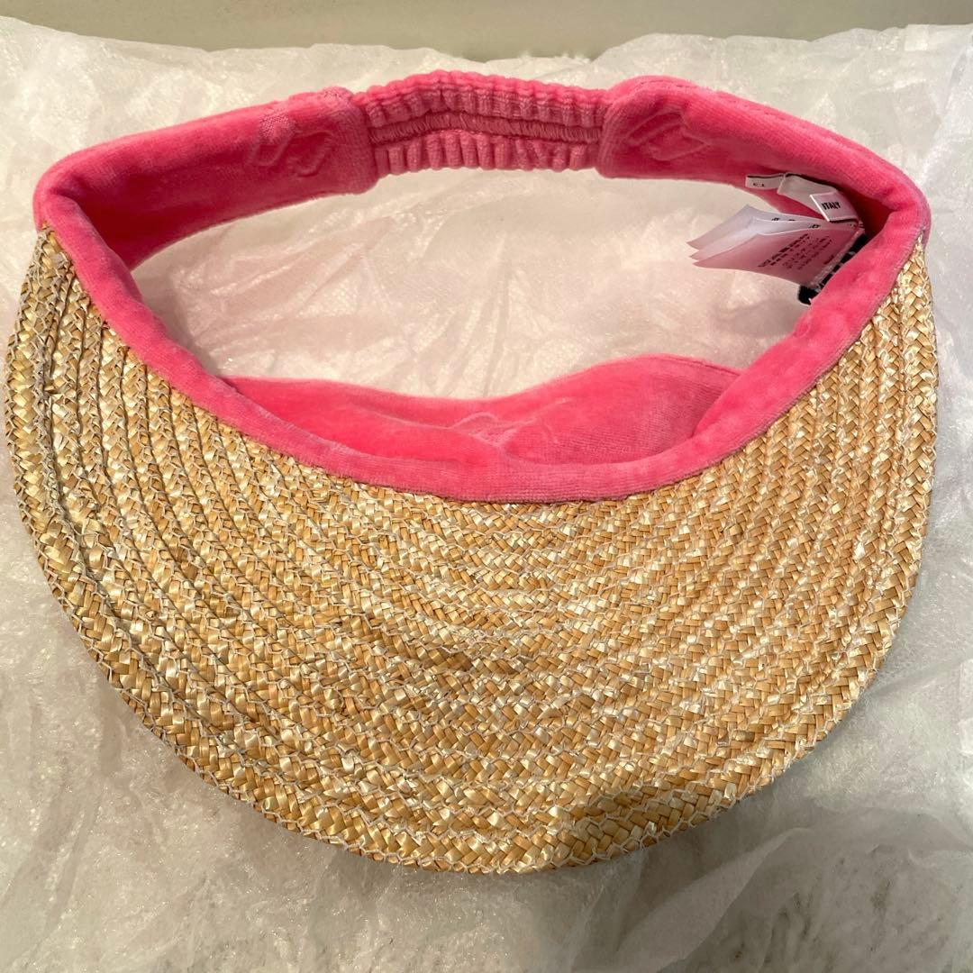 試着のみ　baby DIOR サンバイザー　キャップ帽子　キッズ